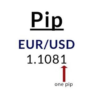 Pip example using EUR/USD